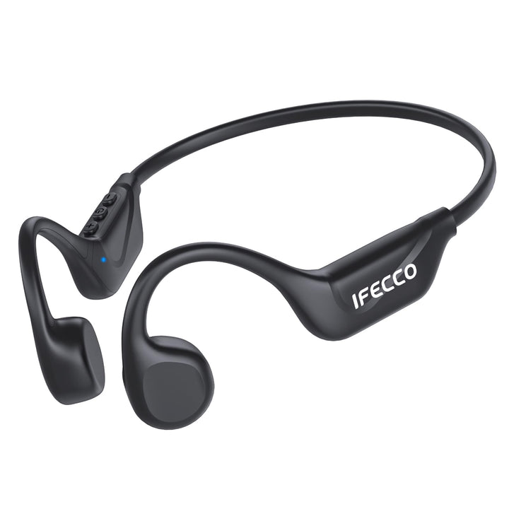 IFECCO Knochenschall Kopfhörer Bluetooth 5.4 - Open Ear Bone Conduction Kopfhörer Kabellos,IPX5 wass