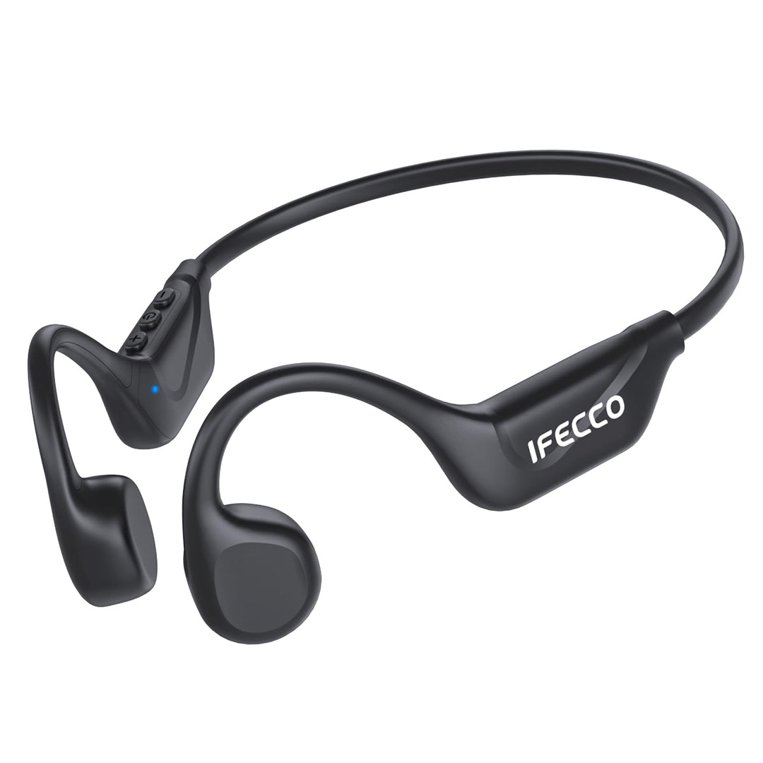 IFECCO Knochenschall Kopfhörer Bluetooth 6.2 - Open Ear Bone Conduction Kopfhörer Kabellos,IPX5 wass