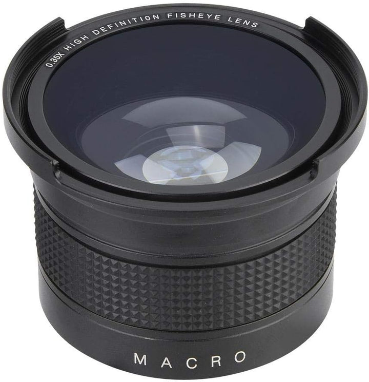 Tosuny 52mm 0.35X Weitwinkel Fisheye Objektiv mit Objektivdeckel Aufbewahrungstasche Universal für C
