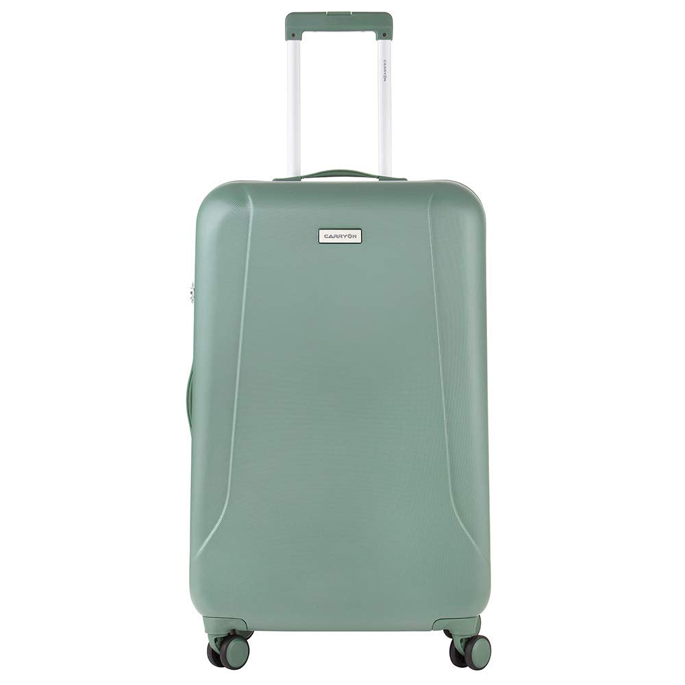 CarryOn Skyhopper Grosser Hartschalen Reiskoffer 78cm - Grosse Koffer mit TSA-Schloss 85 L (Grun, L)