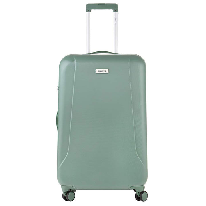 CarryOn Skyhopper Grosser Hartschalen Reiskoffer 78cm - Grosse Koffer mit TSA-Schloss 85 L (Grun, L)