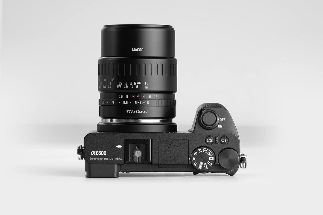 TT Artisan 40mm F2.8 Makro APS-C Objektiv Anschluss Sony E Mount Black Manueller Fokus für spiegello