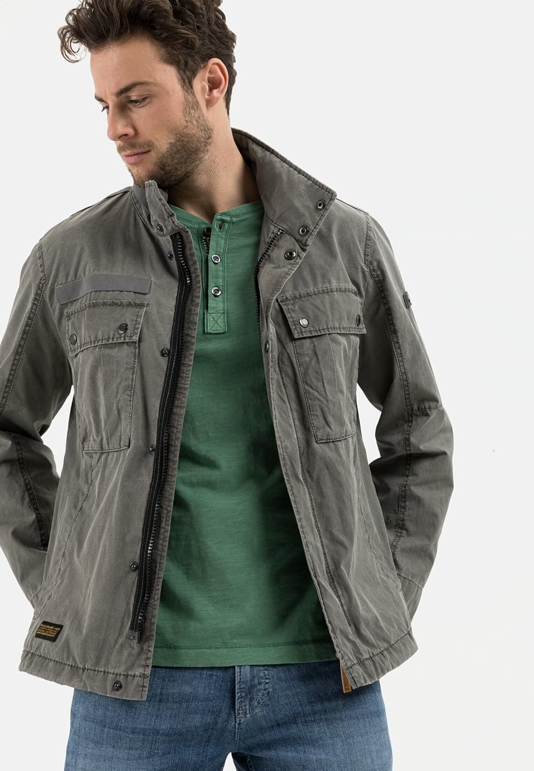 camel active Herren Jacke 32 Grau, 32 Grau