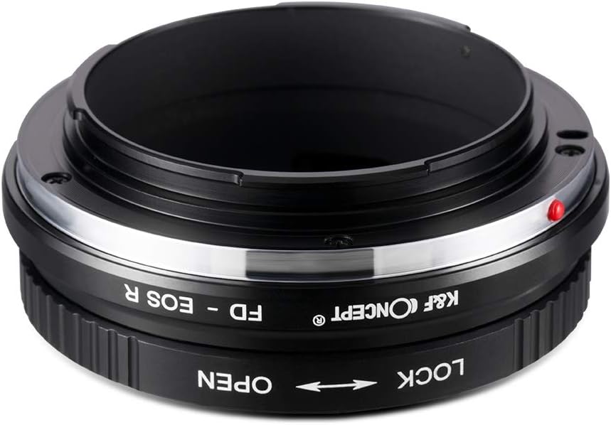 K&F Concept FD-EOS R Bajonettadapter Objektiv Ring für Canon FD Objektiv auf Canon EOS R-Mount Spieg