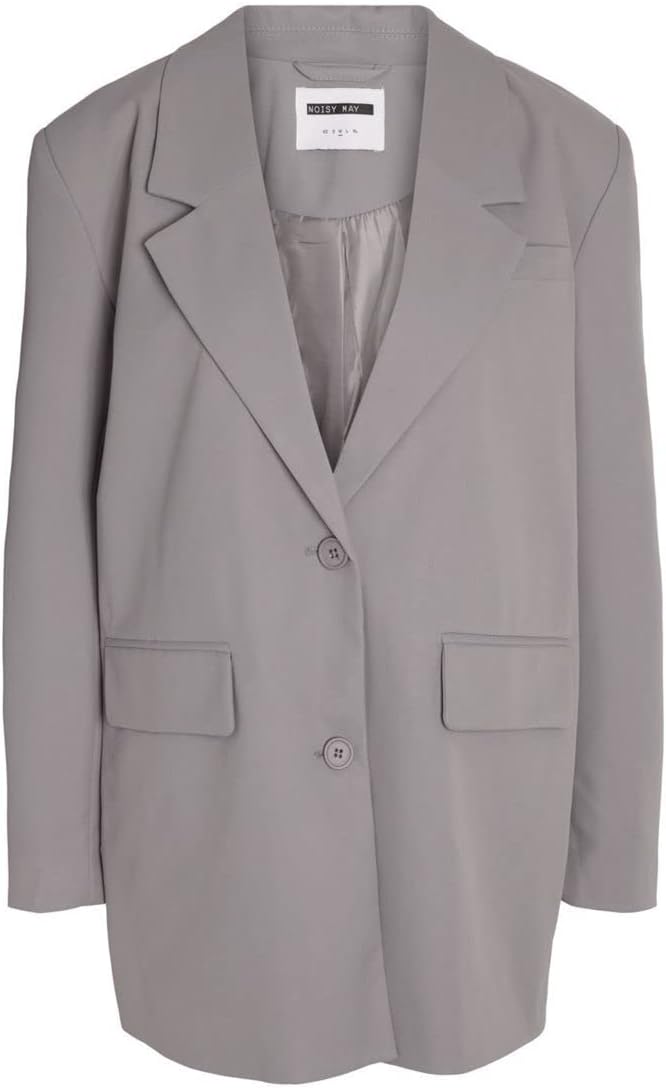 Noisy may Damen Nmmilla L/S Noos Blazer L Titanium, L Titanium