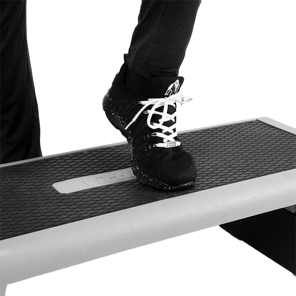 VirtuFit Professioneller Verstellbarer Aerobic Fitness Step/Stepper - Trainingsgerät - Stepper für Z