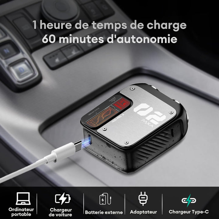 PAXA T01 Rasierer Herren Elektrisch,9000U/Min Kompakter Elektrorasierer,IPX7 Rotationsrasierer Mini