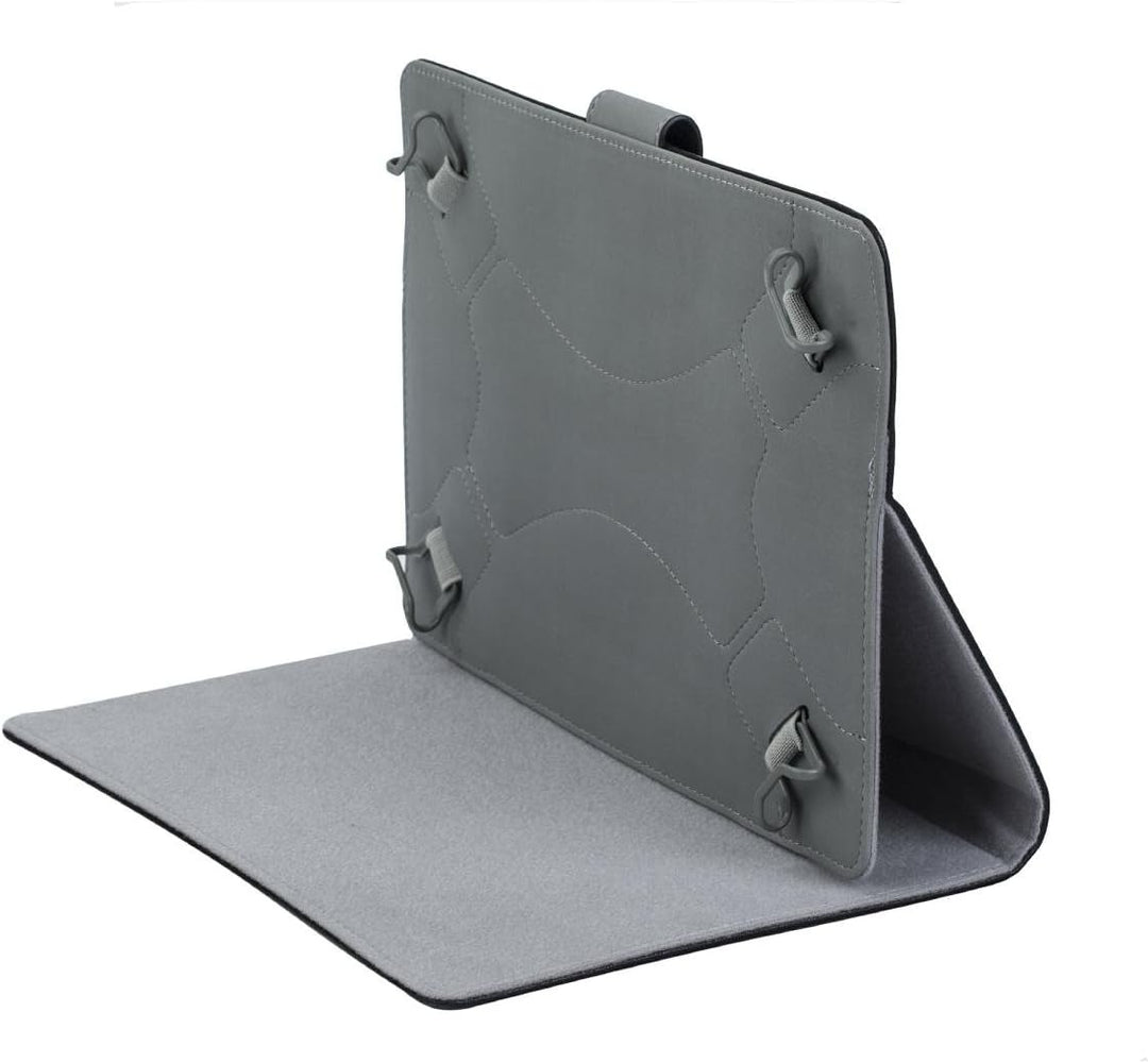 RIVACASE Kunstledertasche für Tablets bis 10.1“ - Universelle Hülle mit neuartigen Montagesystem und