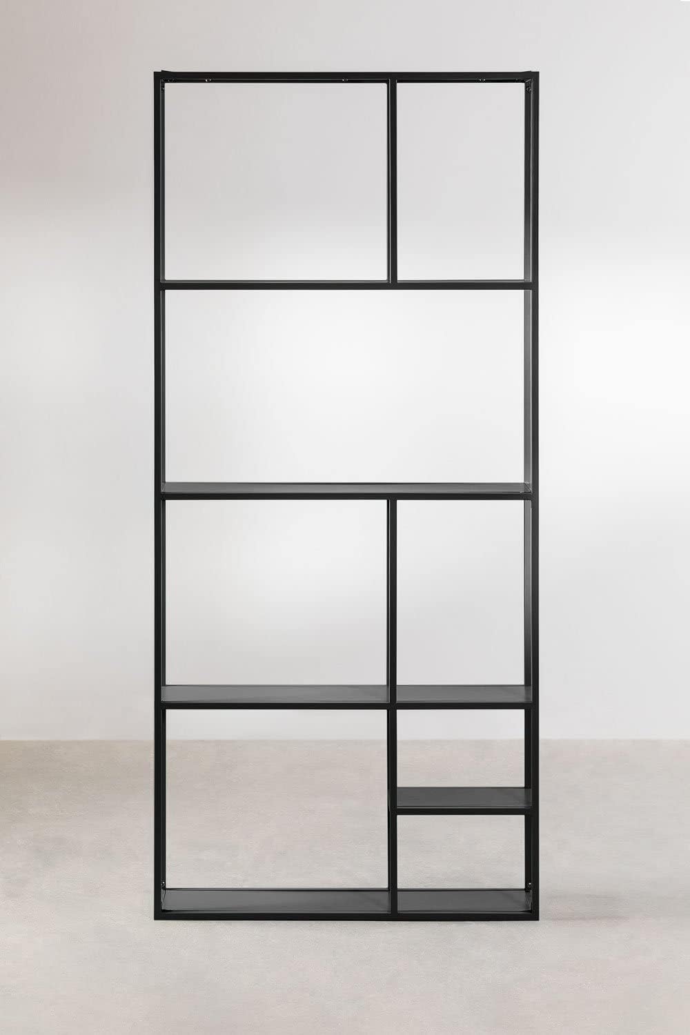 SKLUM Modulares Wandregal aus Stahl (80 cm) Thura - Sch. Carbon, Sch. Carbon