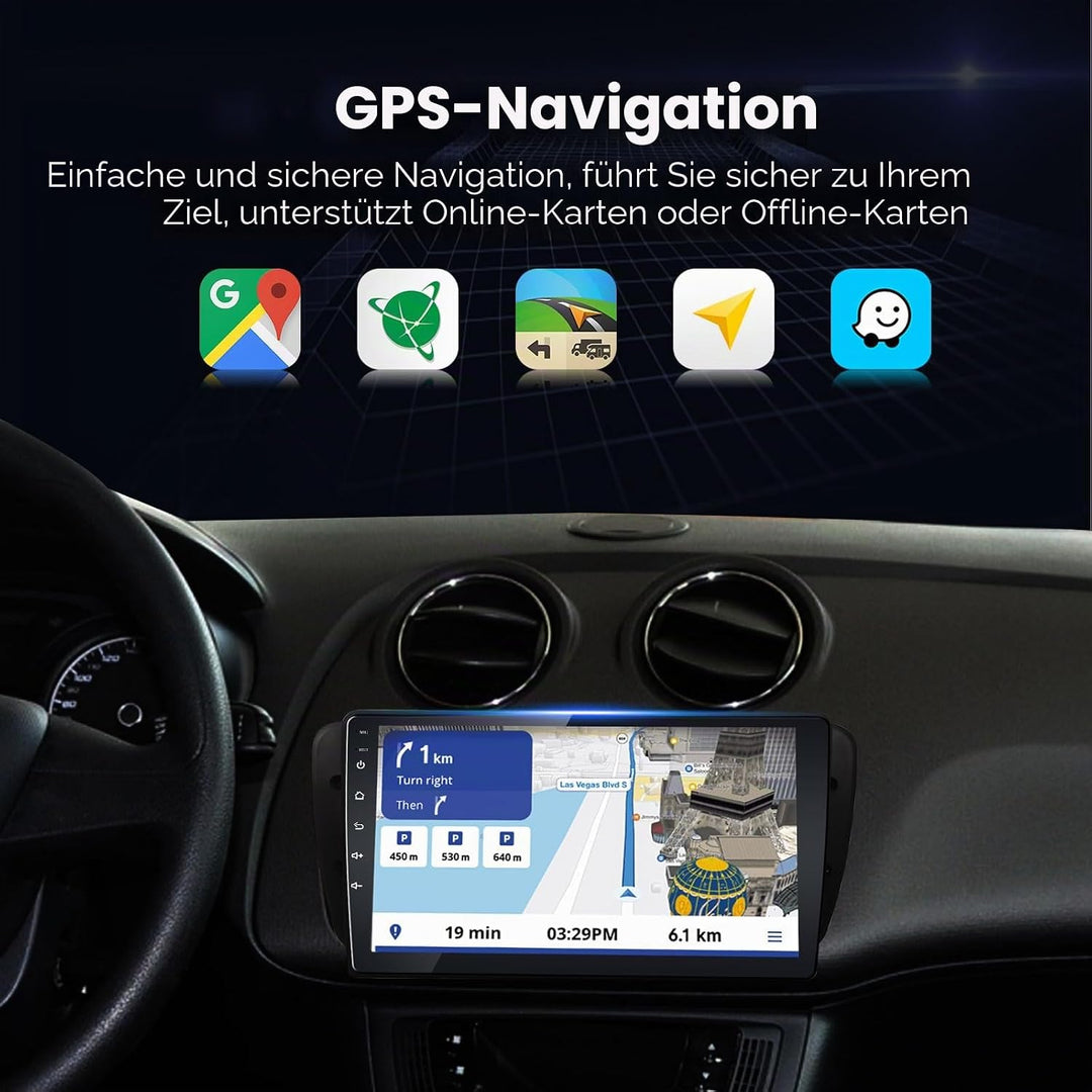 EZoneTronics Android 10.1 Autoradio Stereo 9 Zoll für Honda CR-V 2008-2011 Touchscreen-Headunit GPS-