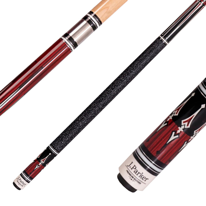 Parker Billardqueue Premium Edition PE-Serie, Profi-Cue, Quick-Joint 12,75 Mehrschicht Leder-Tip, Le