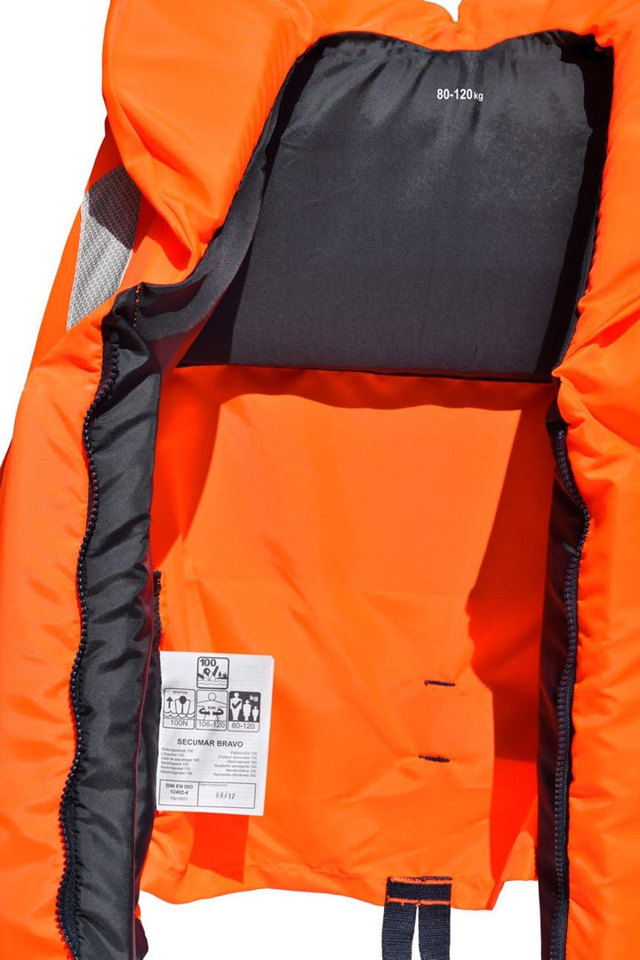 Secumar Bravo Kinder Schwimmweste/Rettungsweste 10-40 KG 80 - 120 kg, 80 - 120 kg