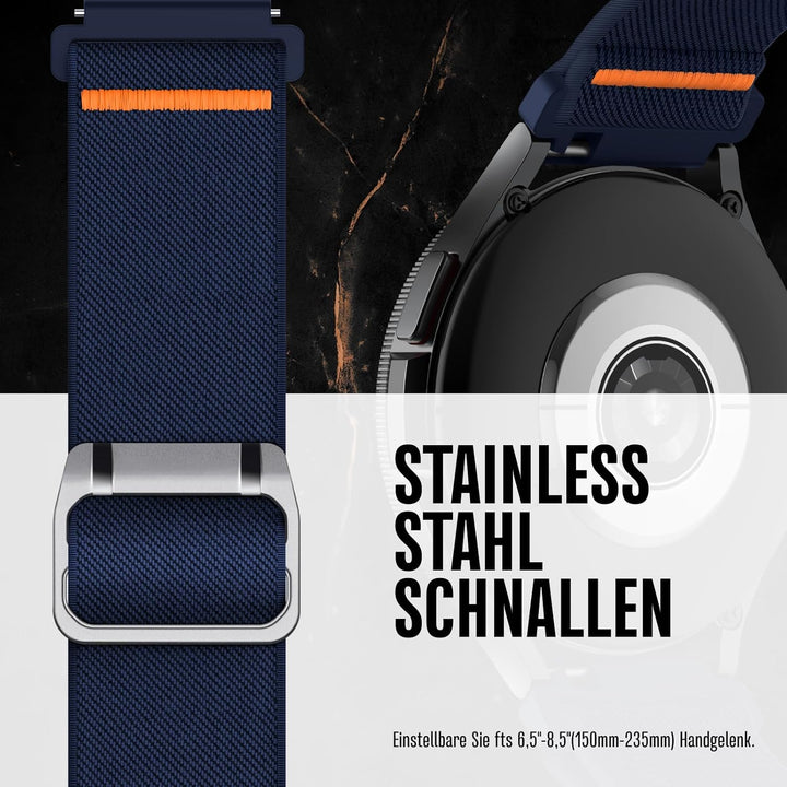 Suitisbest Sport Armband Kompatibel mit SAMSUNG Galaxy Watch Armband, Galaxy Watch 7/FE/5/6/4 Watch