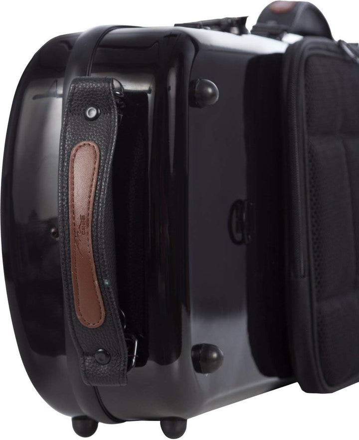 Geigenkoffer Glasfaser Oblong 4/4 black - burgundy M-Case