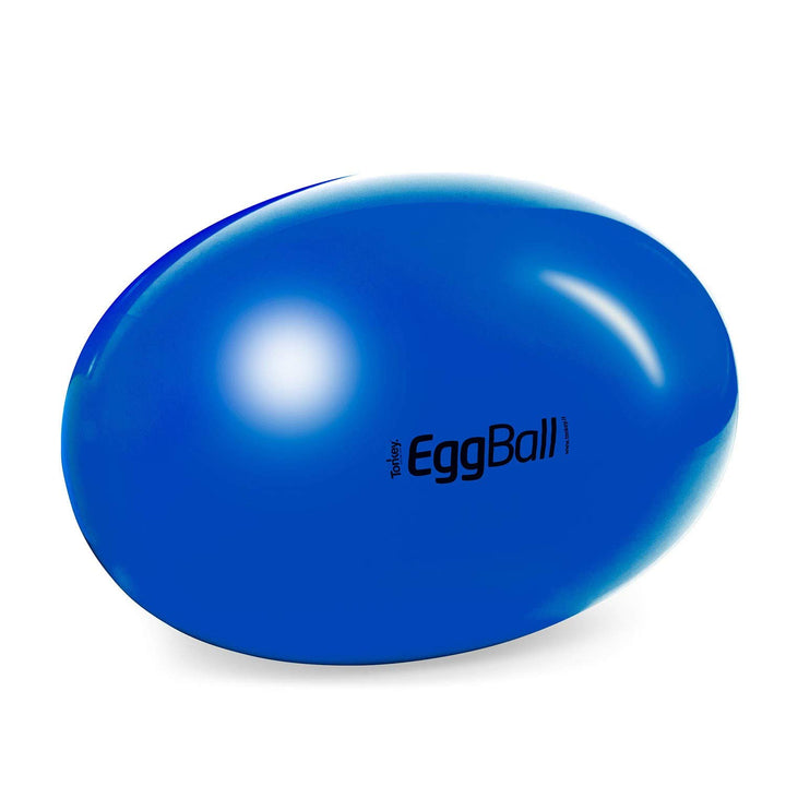 Original PEZZI Eggball Standard 85 cm blau Sitzball Gymnastickball Pezziball