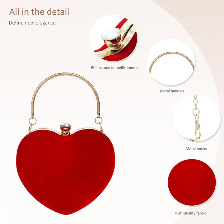 NICOLE &amp; DORIS Abendtasche Damen Abend Clutch Umhängetasche für Hochzeit sketten tasche Handtasche f