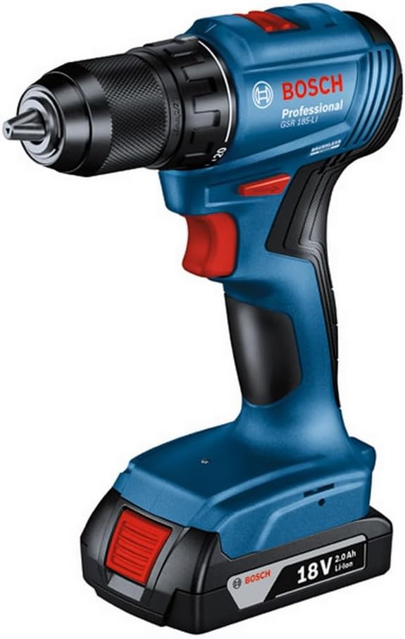 Bosch Professional 18V System Akku Bohrschrauber GSR 18V-45 (Drehzahl 1.900 min-¹, inkl. 3x 4.0Ah Pr