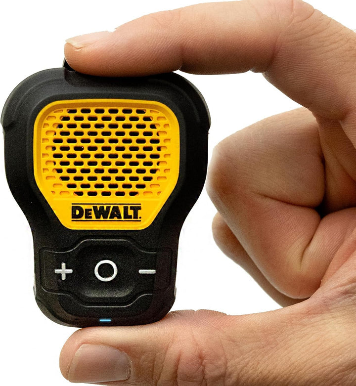 dewalt Jobsite Pro 190-1148-DW2 Tragbarer Bluetooth-Lautsprecher, Schwarz/Gelb, Gelb Magnetic versio