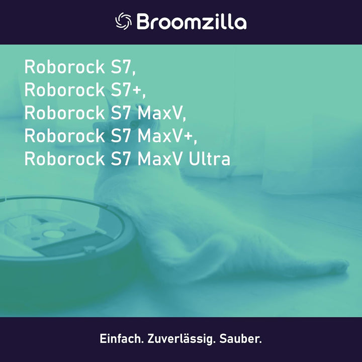 Broomzilla 20 Ersatzteile Zubehör für Roborock S7 S7+ S7 MaxV S7 MaxV+ MaxV Ultra Staubsauger Zubehö