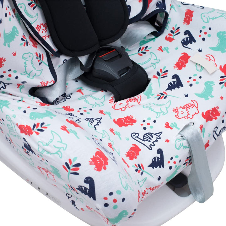 JYOKO KIDS Bezug Kompatibel mit Star Ibaby, Baby Auto Fix Noe (Dino Party), Dino Party