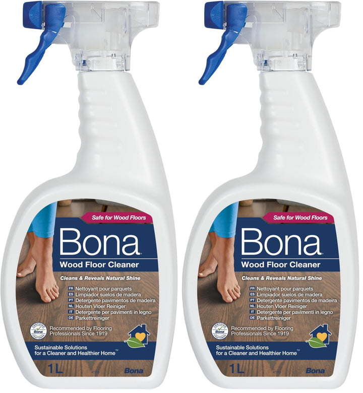 Bona WM740113012 Parkettreiniger Sprühreiniger 1 L (Packung mit 2) 1 l (2er Pack), 1 l (2er Pack)