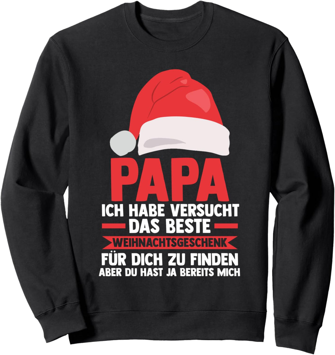 Papa Vater Weihnachtsmann Weihnachten Sweatshirt
