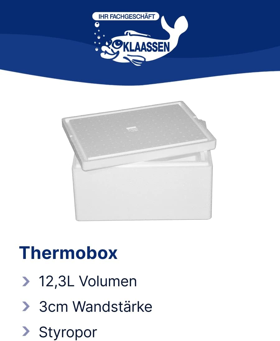 Thermobox, Styroporbox/Eisbox für Essen, Getränke & temperaturempfindliche Ware, Isolierbox aus Styr
