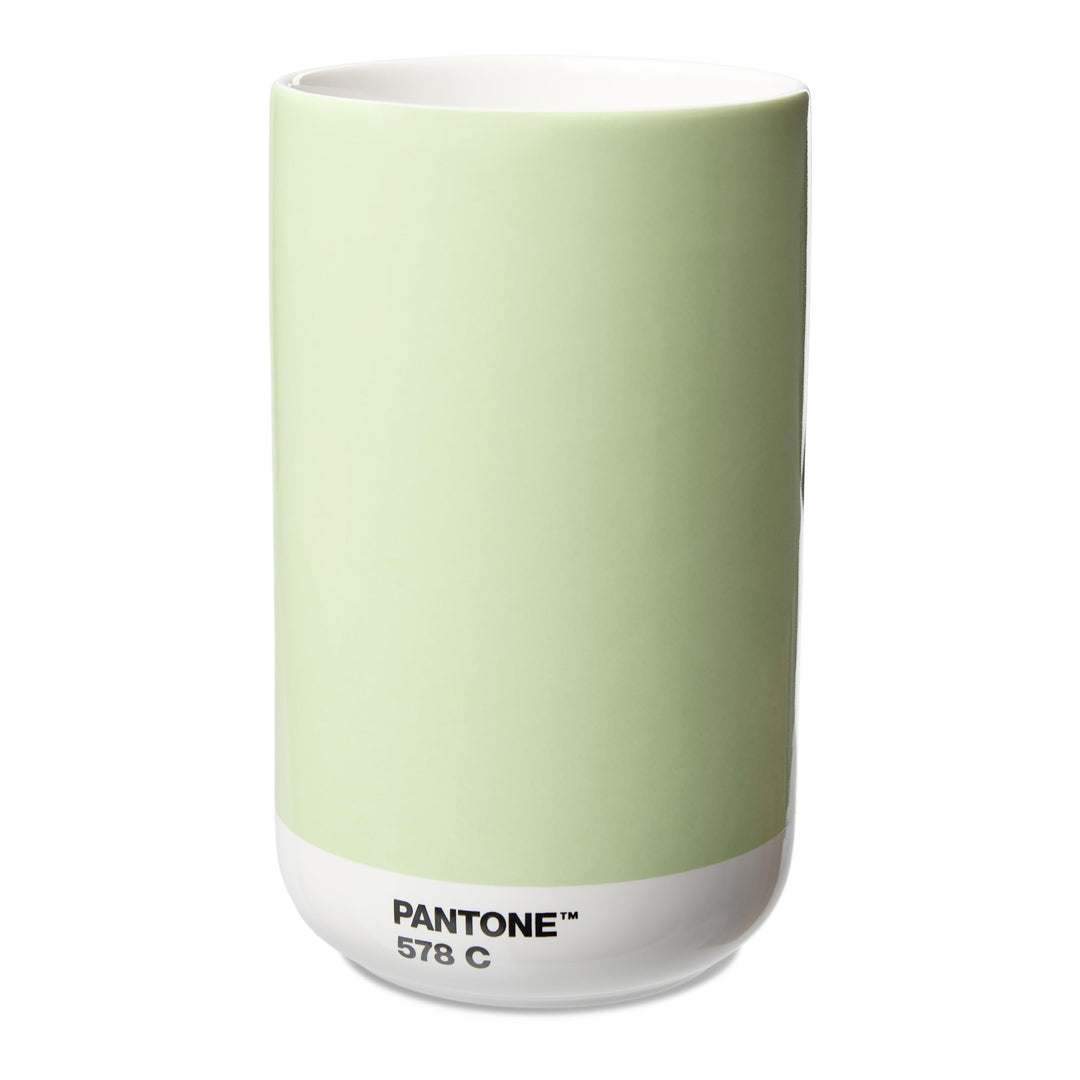 PANTONE Mini Porzellan Vase, in Geschenkbox, 500ml, Light Green 578C Klein Light Green 578c, Klein L