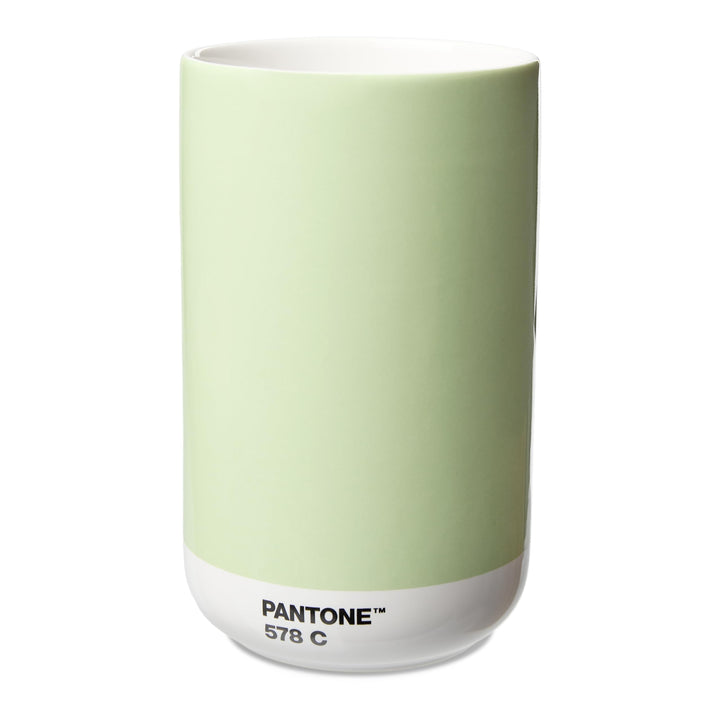 PANTONE Mini Porzellan Vase, in Geschenkbox, 500ml, Light Green 578C Klein Light Green 578c, Klein L
