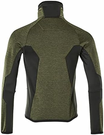 Mascot 17103-316-3309-3XL Fleecepullover Mit Reissverschluss Grösse in Moosgrün/Schwarz, 3XL, 3XL