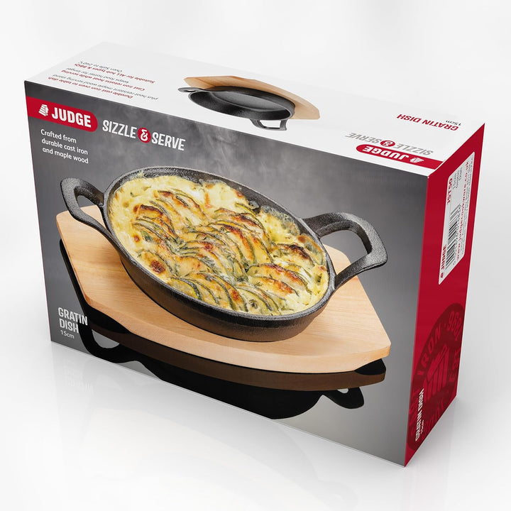 Judge Gratin-Pfanne, 15 cm, Schwarz