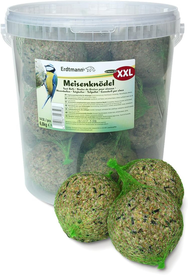 Erdtmanns Meisenknödel XXL im Eimer, 1er Pack (1 x 7 kg)