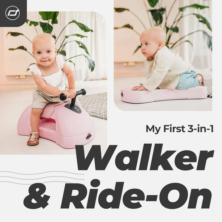 Scoot & Ride My First (Rose)-Babyrutscher, Babyroller, Babyrollbrett für +6 Monaten