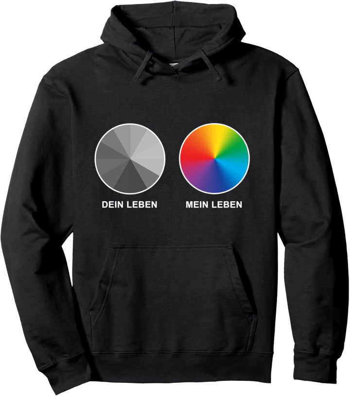 Mein Leben Dein Leben Toleranz LGBTQIA Pride Regenbogen Pullover Hoodie