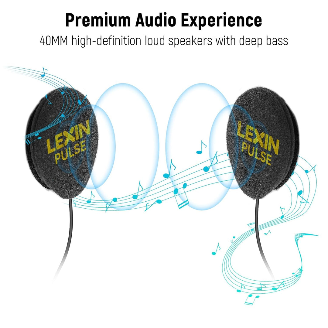 LEXIN Kopfhörer und Mikrofon für MTX Headset