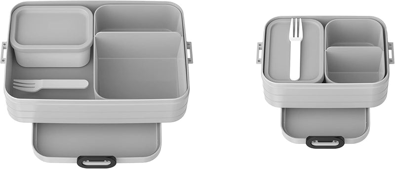 Mepal 2-tlg Limited Edition Bento-Lunchboxen Set Klein/Gross Take A – Brotdose mit Fächern, geeignet
