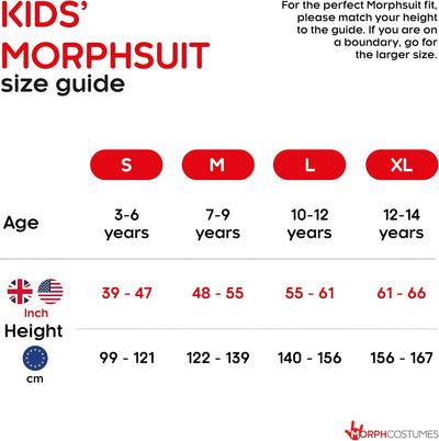 Morphsuits Costumes KPJKL - Jeff the Killer Kind Morphsuit Verrücktes Kleid Kostüm, L, 136 - 152 cm