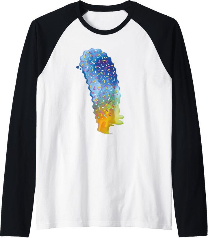 The Simpsons Marge Simpson Sprinkles Head Raglan