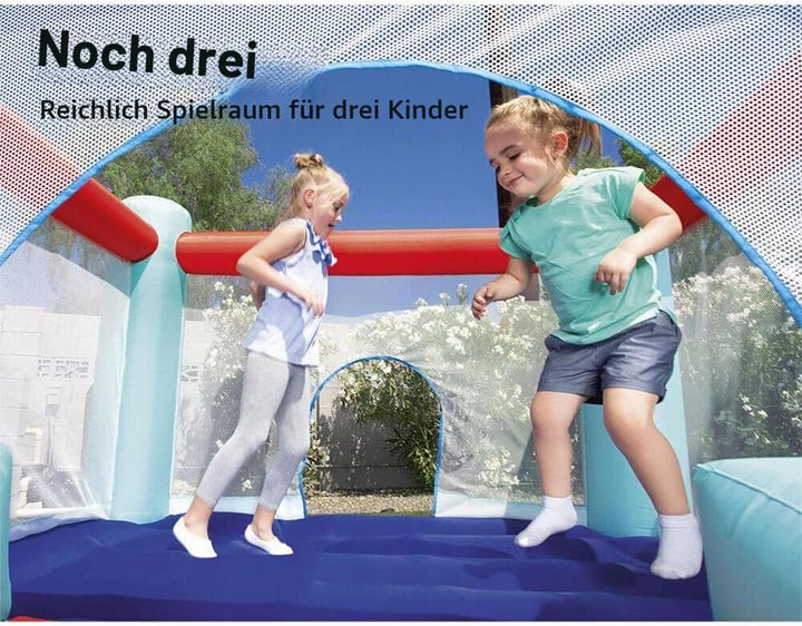 Bestway Up, In &amp; Over™ Hüpfburg, Spring n Slide, 250 x 210 x 152 cm, mit Dauergebläse