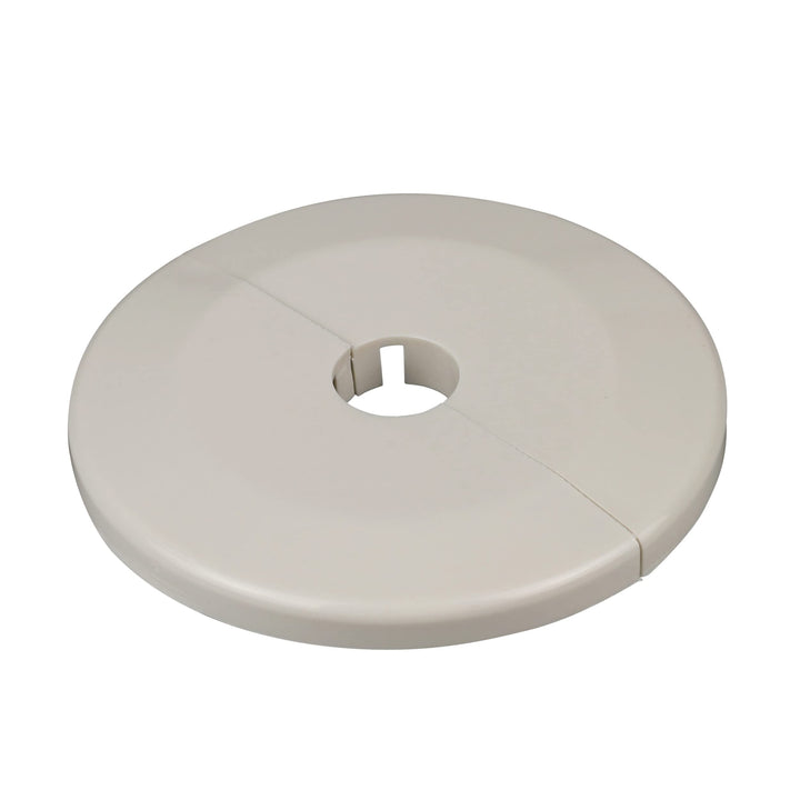FUX 2 Stück Einzel Heizungsrohr Rosette, grosser Aussen-Ø 65mm, Innen-Ø 10mm - 43mm, Heizung, Rohrab