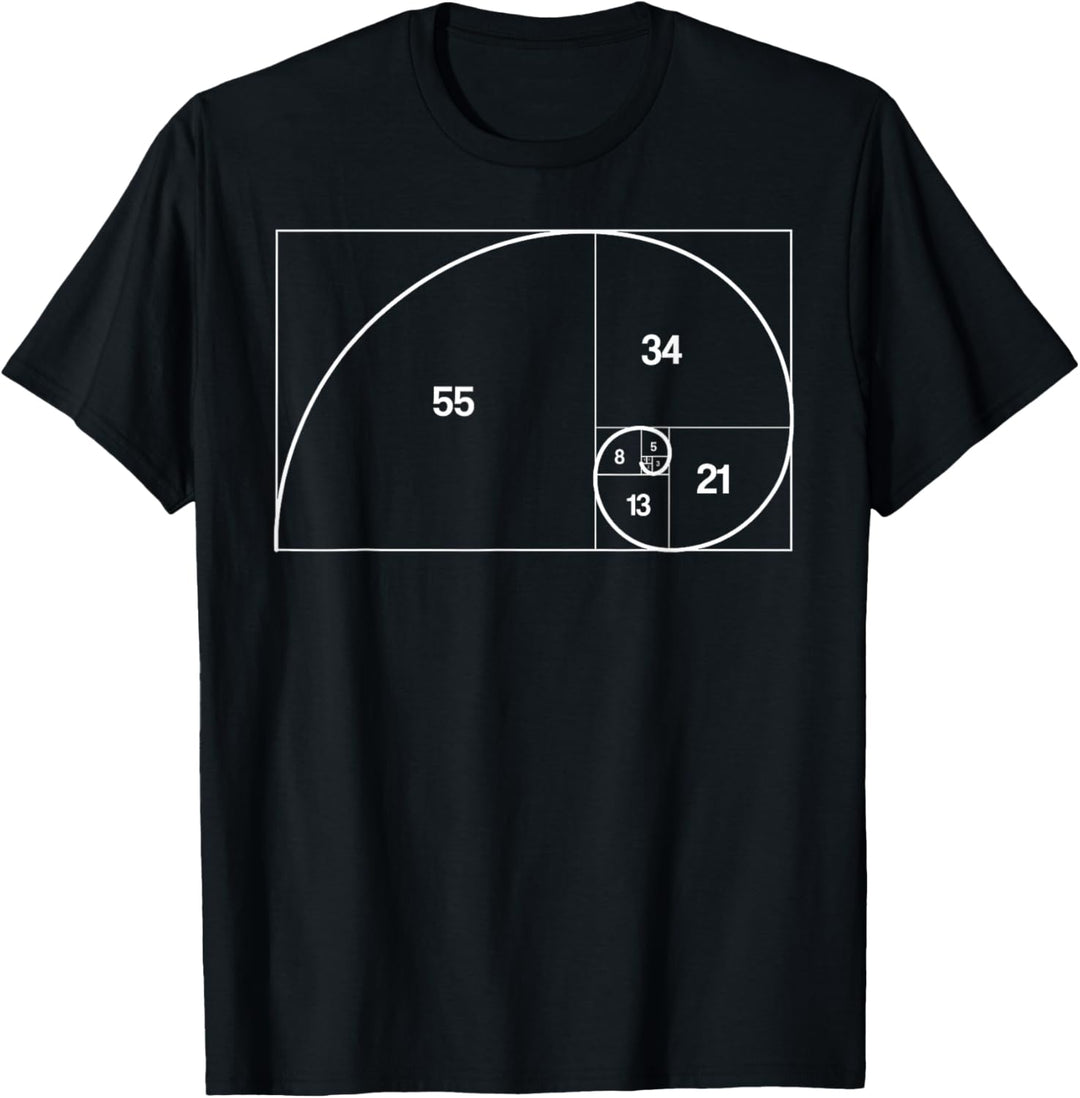 Golden Ratio Fibonacci Mathematik T-Shirt