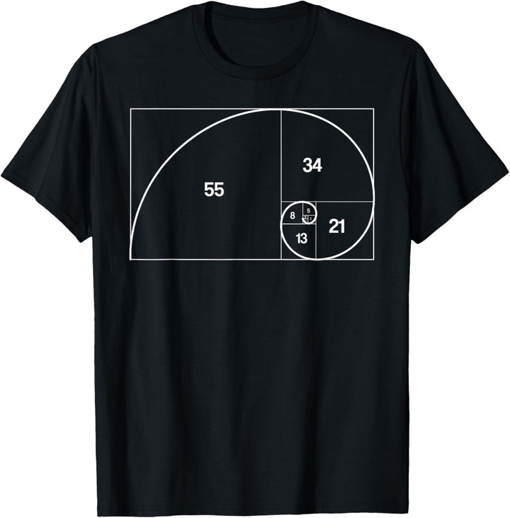 Golden Ratio Fibonacci Mathematik T-Shirt