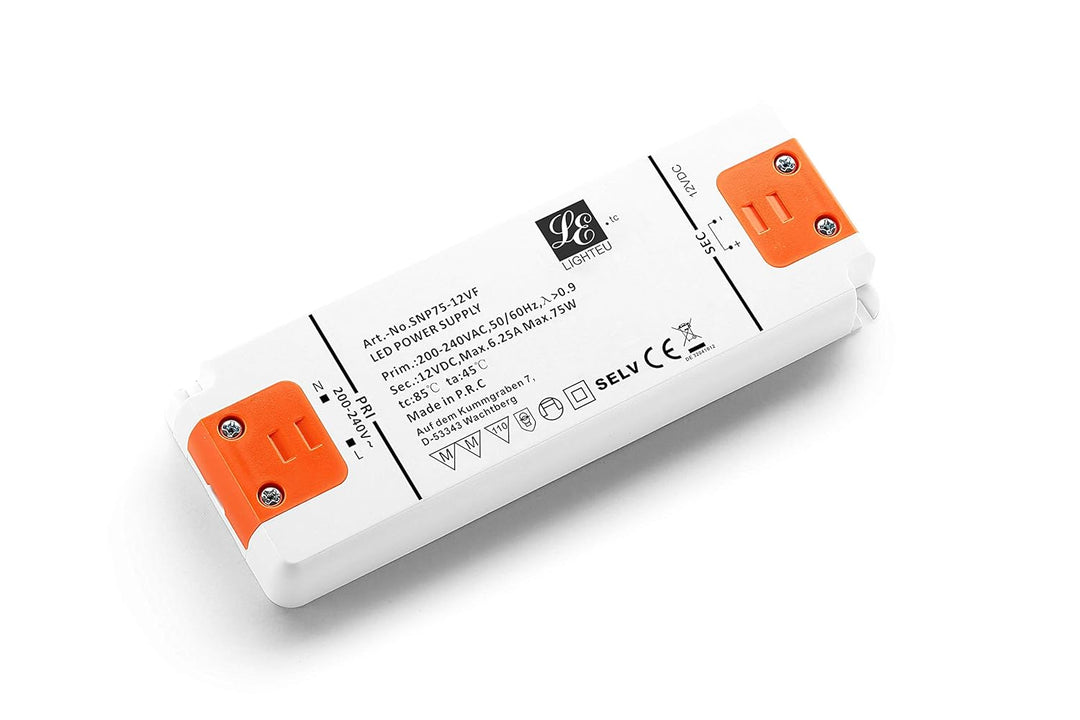 LIGHTEU 12V 75W LED Treiber/LED Trafo