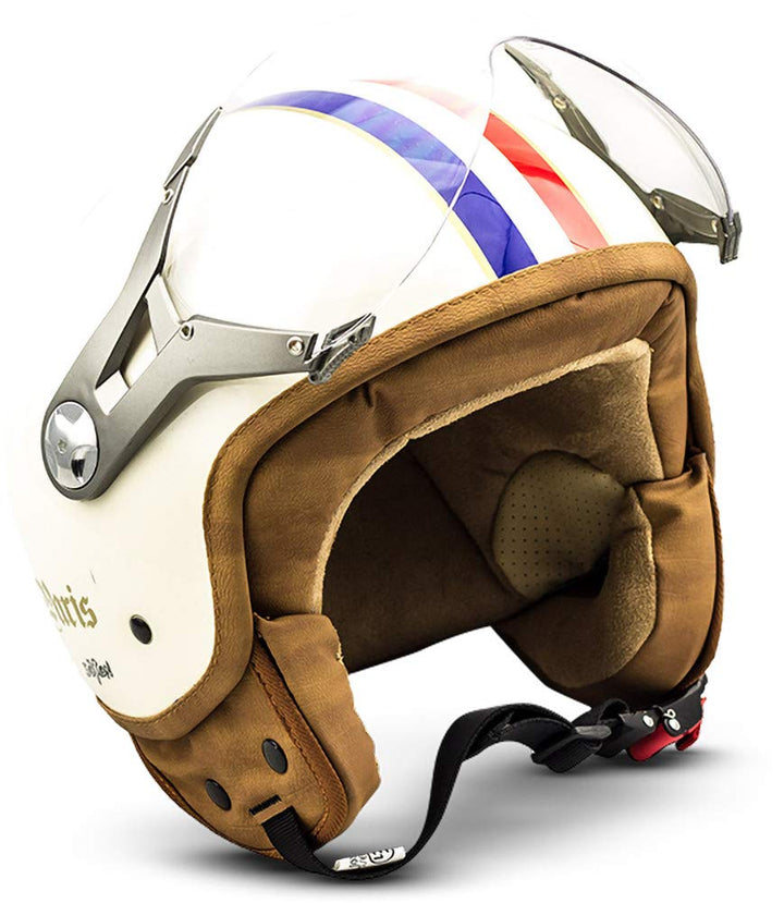 Soxon® SP-325 „Paris“ · Jet-Helm · Motorrad-Helm Roller-Helm Scooter-Helm Moped Mofa-Helm Chopper Re
