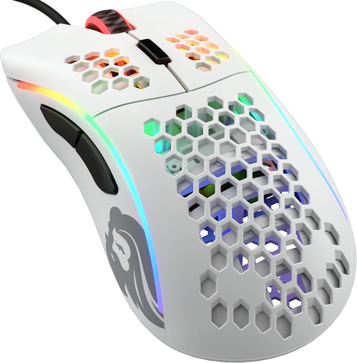 Glorious Model D Wired Gaming Mouse - 68g Superlight Honeycomb Design, RGB, Ergonomic, Pixart 3360 S