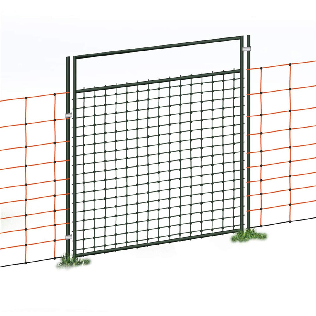 VOSS.farming Tür für Weidezaunnetz, Netze bis 90cm Höhe, Öffnungsbreite 86cm, elekrtifizierbar