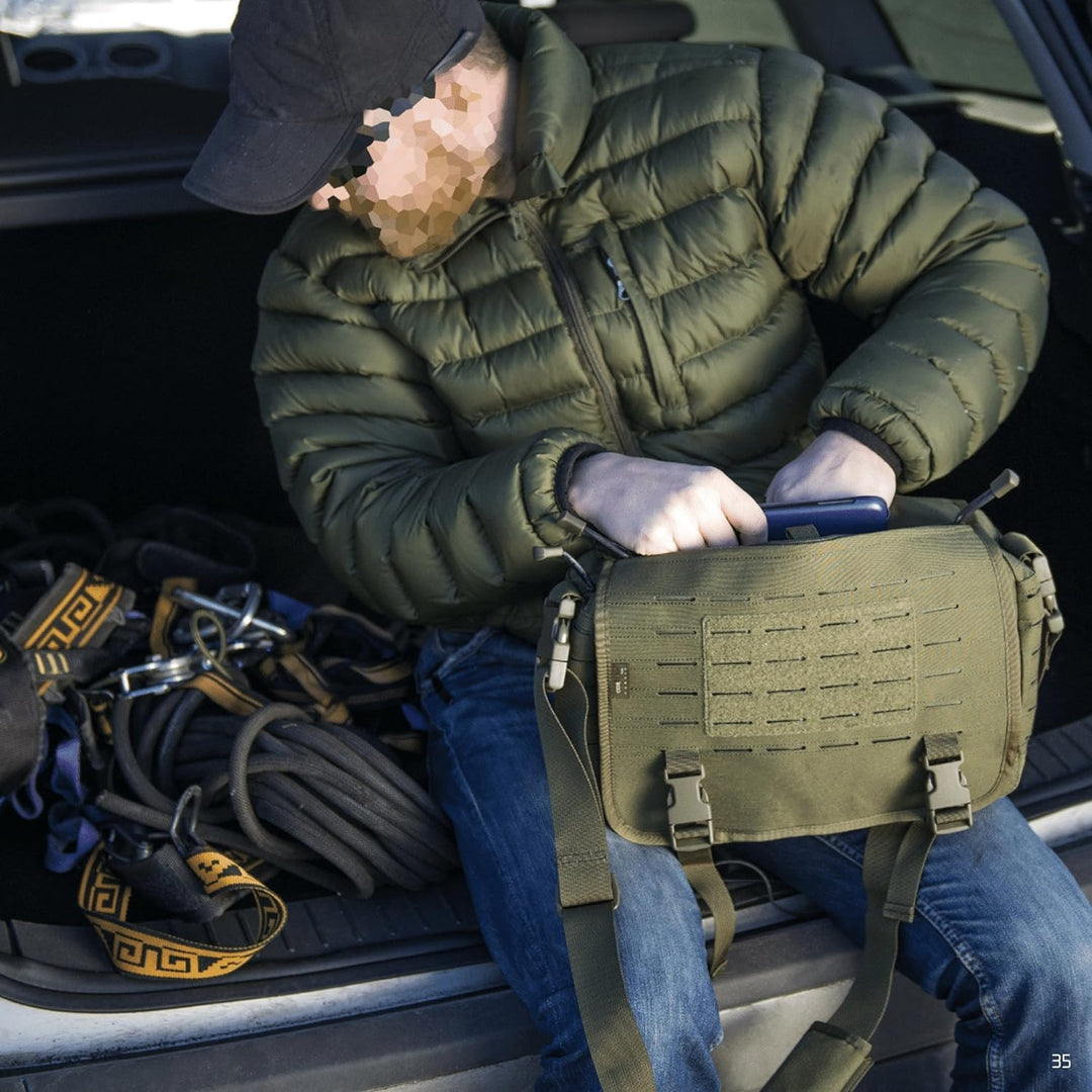Direct Action Small Messenger Tactical Bag Oliv Grün, Oliv Grün