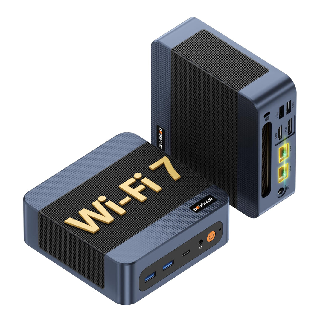 BOSGAME E6 ECO Mini-PC Core 3 304 (bis zu 4,3 GHz) 12GB LPDDR5X 512GB SSD | mini pc Windows 11 , 4K