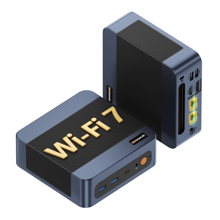 BOSGAME E6 ECO Mini-PC Core 3 304 (bis zu 4,3 GHz) 12GB LPDDR5X 512GB SSD | mini pc Windows 11 , 4K