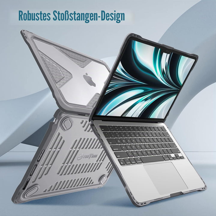 Fintie Hülle Kompatibel mit MacBook Air M5 M4 M3 M2 13.6" (2026-2022) A3449 A3240 A3113 A2681- Ganzk